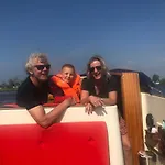 Bednboot Met Terras Aan Het Water