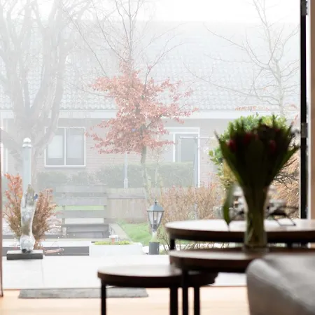 Bednboot Met Terras Aan Het Water * Rijpwetering