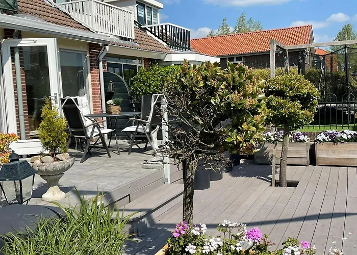 Сasa de vacaciones Bednboot Met Terras Aan Het Water *