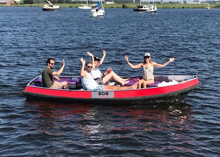 Bednboot Met Terras Aan Het Water