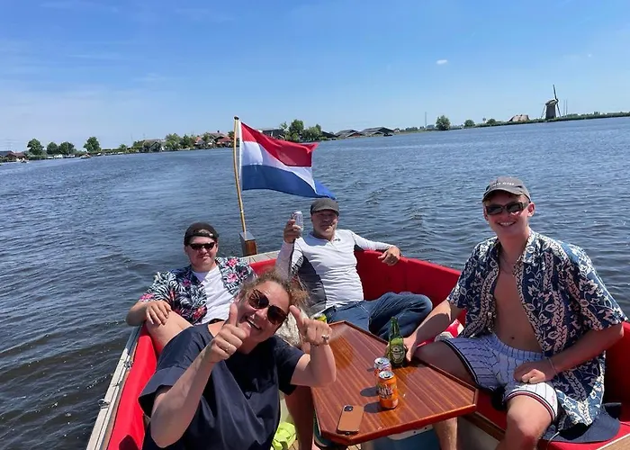 Сasa de vacaciones Bednboot Met Terras Aan Het Water *