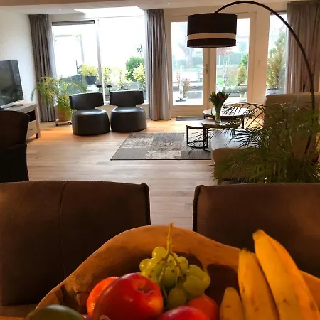 Bednboot Met Terras Aan Het Water Rijpwetering